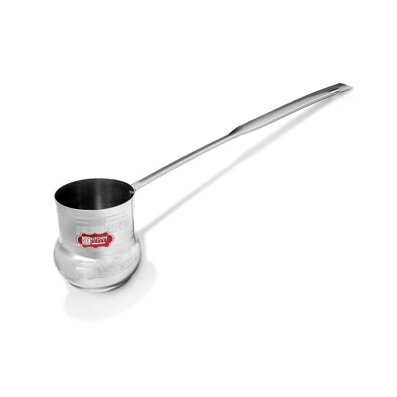 Silver Stainless Steel Water Dispenser Ladle/Loti 250 ml | Water Pouring Dispenser Steel Glass Lota 