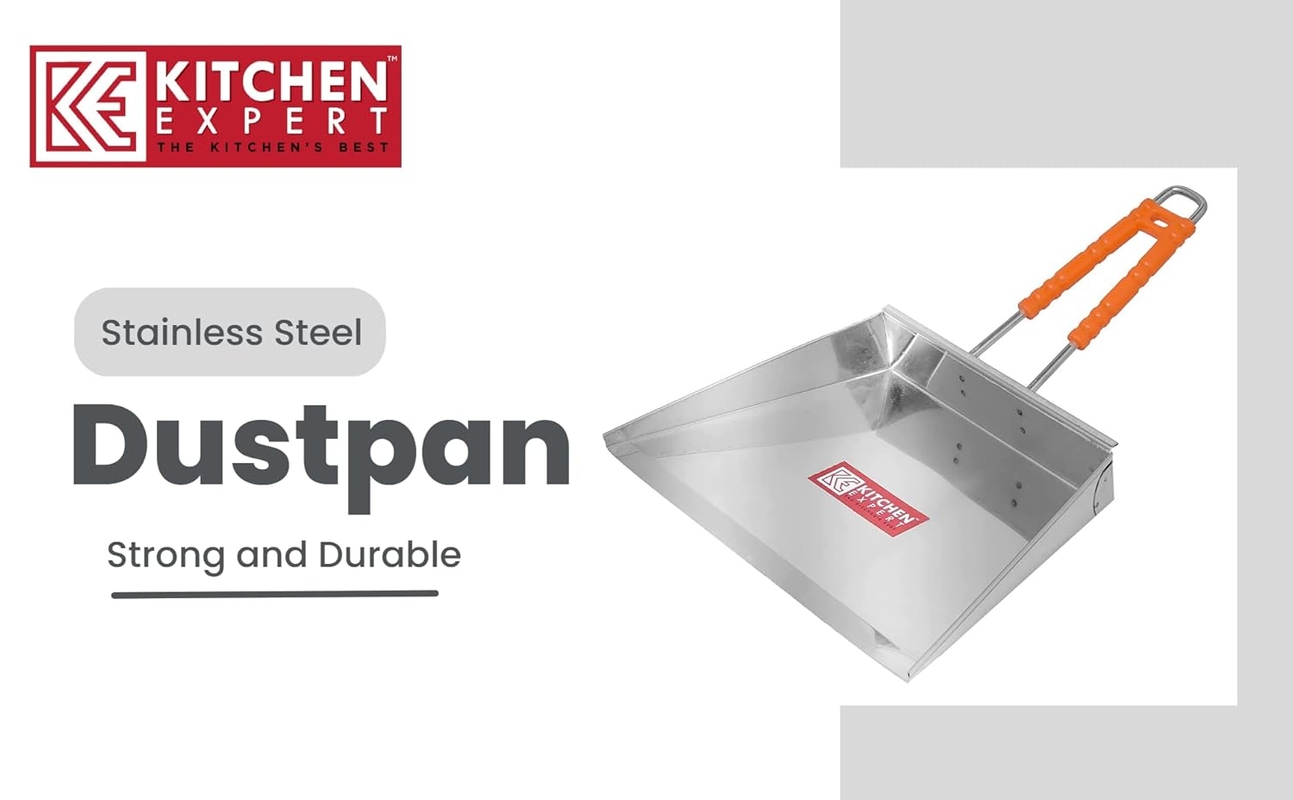 Steel Supdi | Steel Dustpan | Cleaning Dustpan | Supdi With Plastic Cover | Cleaning Tool